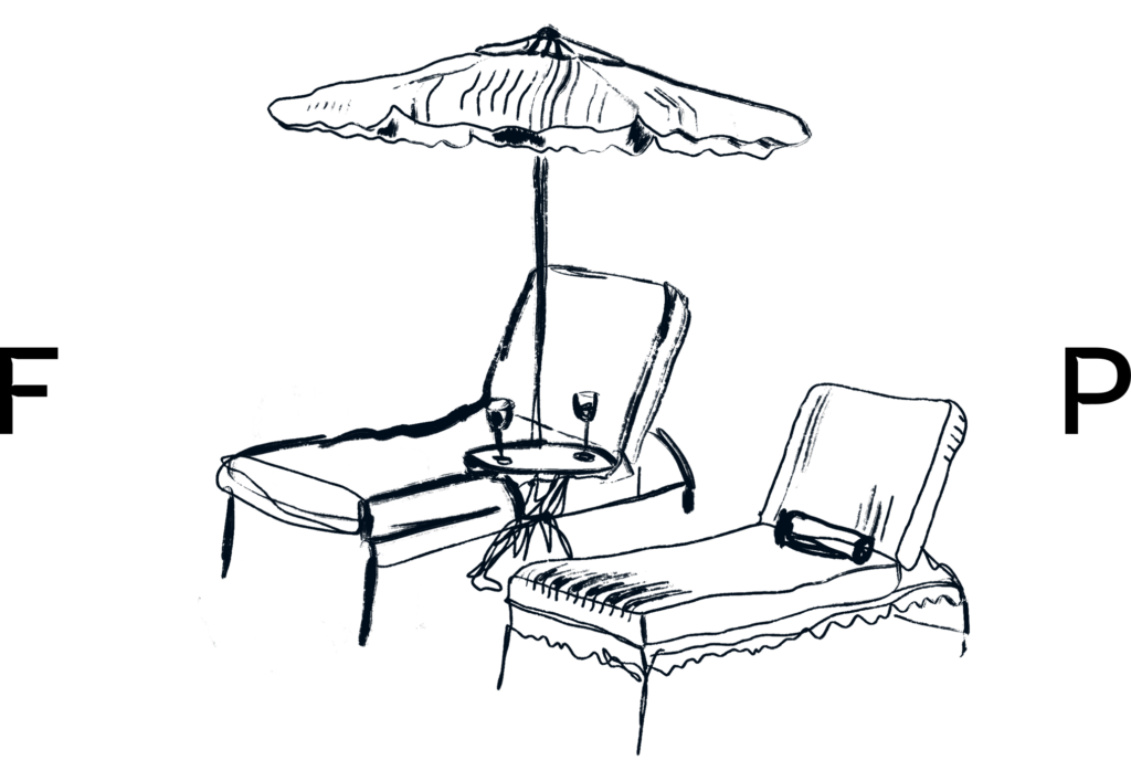 Illustration of Sun loungers