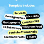 Media Kit Template for Canva | Content Creators
